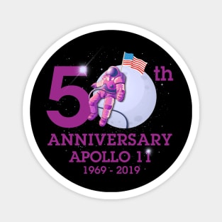 Apollo11 Moon Landing 50th Anniversary 3 Magnet